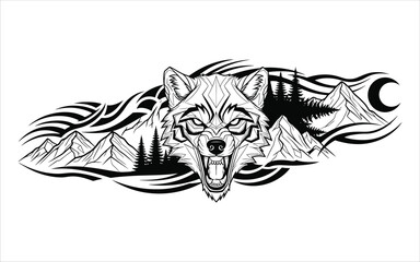 Vectorized design for body sketching, Printing, Wallpaper, Commercial design, Decoration.