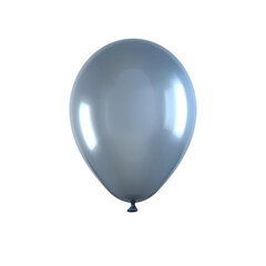 blue balloon isolated on white