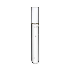 test tube isolated on white