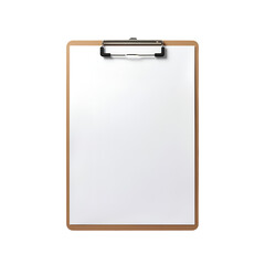 clipboard with paper