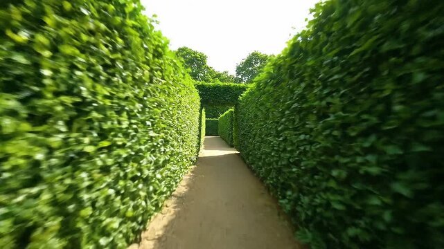 Hedge Maze Path POV