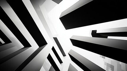 Fototapeta premium Creating a sophisticated business atmosphere through minimalism.