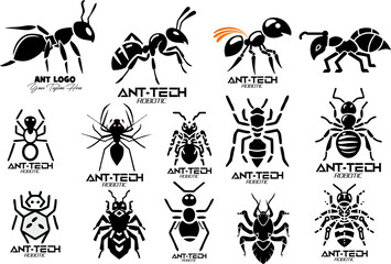 Robotic ant, Metallic insect Robotic, futuristic design, isolated cybernetic ant with glowing accents, robotic insect concept for futuristic