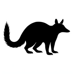 Numbat silhouette vector style