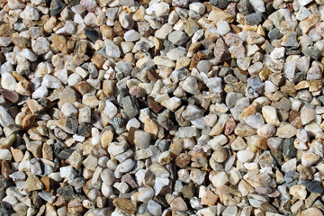 Gravier de quartz multicolore