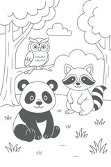 animal colloring page for kids
