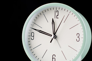 Clock tells the time of work and life. Concept of time and quality time management. High quality...