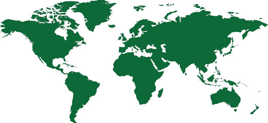 Fototapeta premium Minimalist World Map