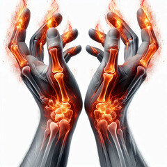 M&atilde;os com artrite reumatoide