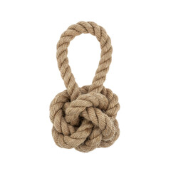 Nautical rope tied in a monkey's fist knot © PNG Lab