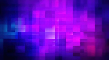 Abstract digital art design with purple squares