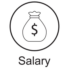 Salary Icon, Understanding Salary Structures, Maximizing Earnings Potential, Negotiating for Better Pay, The Role of Salary in Career Growth, vector