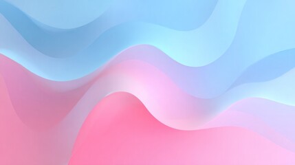 Fototapeta premium Abstract pastel waves