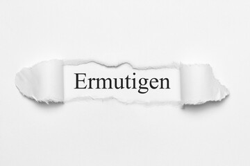 Ermutigen