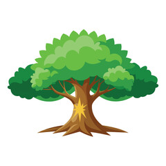 Generative Design Abstract Tree of Life Conceptual Nature Graphic