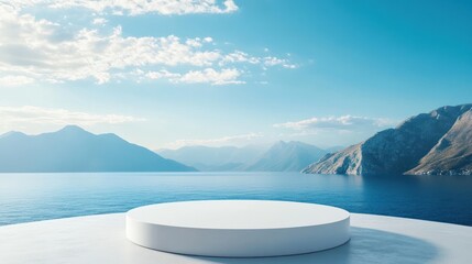 Coastal Mountain View Product Display Platform
