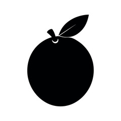 minimal silhouette vector of bilberry fruit