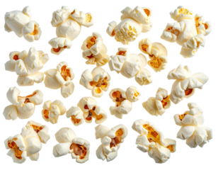Popcorn kernels scattered