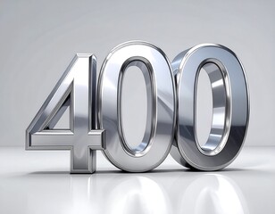 Three-dimensional metallic number four hundred