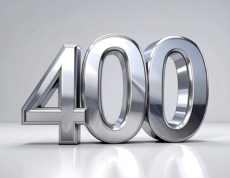 Three-dimensional metallic number four hundred