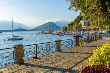 Sonnenuntergang in Lavone am Lago Maggiore
