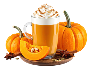 Autumnal pumpkin spice latte (3)