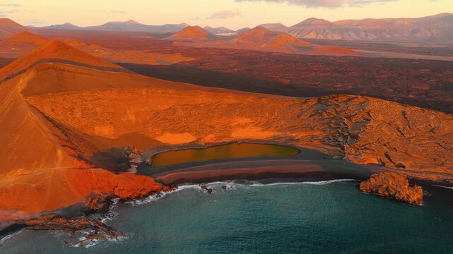 El Golfo, Charco Verde, Lanzarote, Canary Islands, Spain