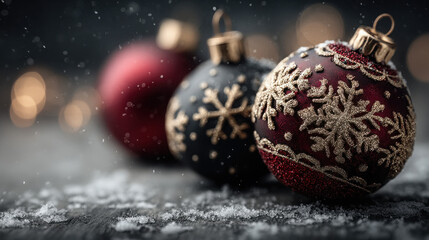 Christmas ornaments create a warm atmosphere for lonely hearts during the holiday season