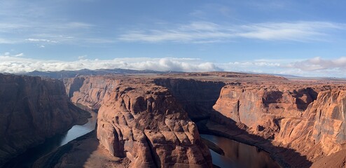 View from horseshoe bend viewpoint.