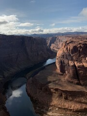 View from horseshoe bend viewpoint.