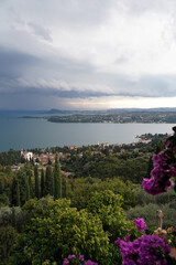 view of th lake Garda in Italy