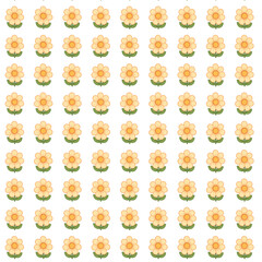 Seamless Pastel Sunflower Pattern
