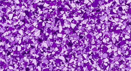 Fototapeta premium Abstract Pattern of Crushed Purple and White Fragments
