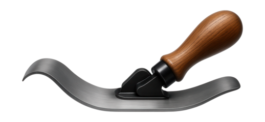 Flexible sole plane for shaping curved surfaces in boat-building.