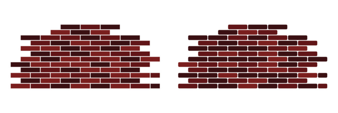 Simple set of wall icons in trendy line style. Modern vector symbols, isolated on a white background.