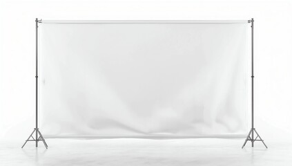 Fototapeta premium Blank Banner Billet Press Wall