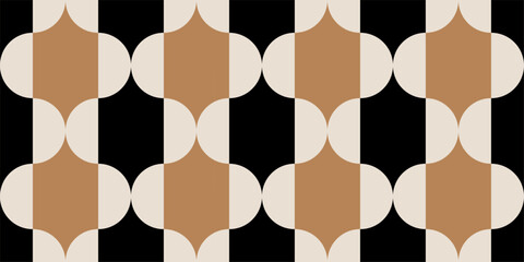 Seamless abstract geometric pattern. Vector Illustration.