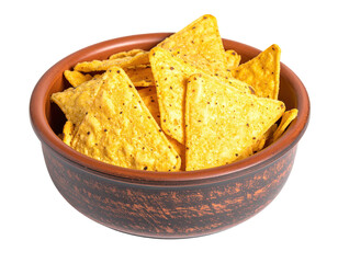 A bowl of tortilla chips