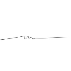 Doodle line art inspired by tangled thread and wave graph that can be use for social media, wallpaper, etc.	