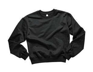 A dark gray sweatshirt, laid flat