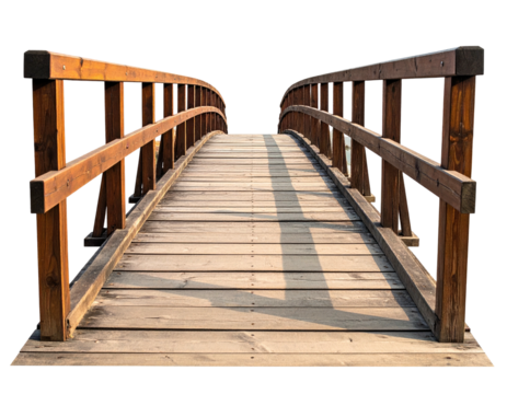 Wooden bridge leading into distance (1)