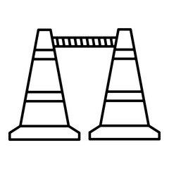 Road Constuction  Icon Element For Design