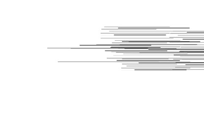 Glowing speed lines. High speed white line motion effect, light rays fast movement with blur. Shiny dynamic sparkles tail trace. Horizontal light streaks vector isolated set.