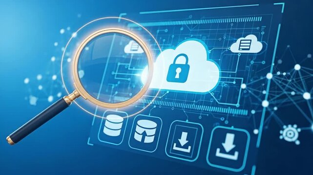 Cloud security audit with data inspection