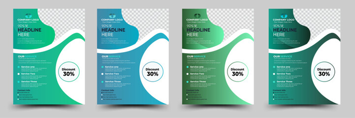 Corporate business flyer design layout template, Brochure design, natural shape, layout.