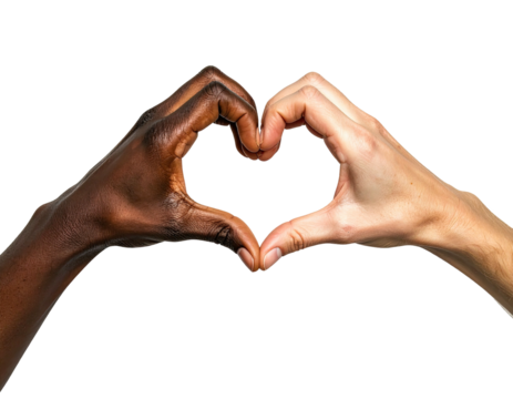 Two hands forming a heart shape (5)