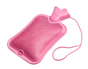 Pink heat pack, textured surface
