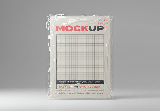 Vertical Page Mockop inside Plastic Protection