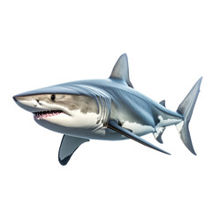 Naklejka premium Great White Shark Isolated