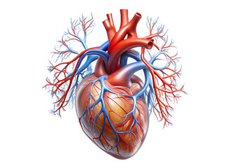 human heart anatomy model